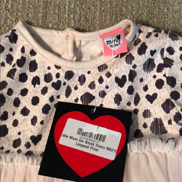 Mini Mini Leopard Printed Tulle Dress & headband! - Picture 3 of 5